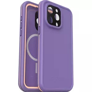 OtterBox Fre MagSafe Apple iPhone 15 Pro Max (6.7') Case Rule of Plum (Purple) - (77-93431), DROP+ 5X Military Standard, 2M WaterProof
