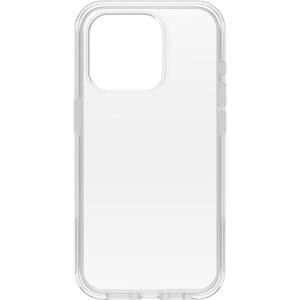 OtterBox Symmetry Clear Apple iPhone 15 Pro Max (6.7') Case Clear - (77-92658), Antimicrobial, DROP+ 3X Military Standard, Raised Edges