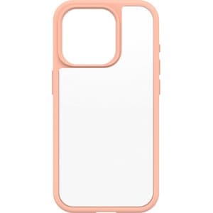 OtterBox React Apple iPhone 15 Pro (6.1') Case Peach Perfect (Peach) - (77-92764), Antimicrobial, DROP+ Military Standard, Raised Edges, Hard Case