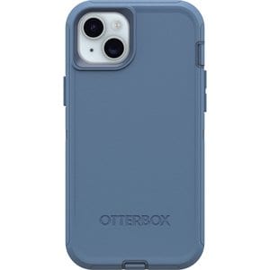 OtterBox Defender Apple iPhone 15 Plus / iPhone 14 Plus (6.7') Case Baby Blue Jeans (Blue) - (77-94044), DROP+ 4X Military Standard, Included Holster