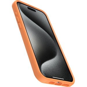 OtterBox Symmetry+ MagSafe Apple iPhone 15 Pro (6.1') Case Sunstone (Orange) - (77-92848), Antimicrobial, DROP+ 3X Military Standard, Raised Edges