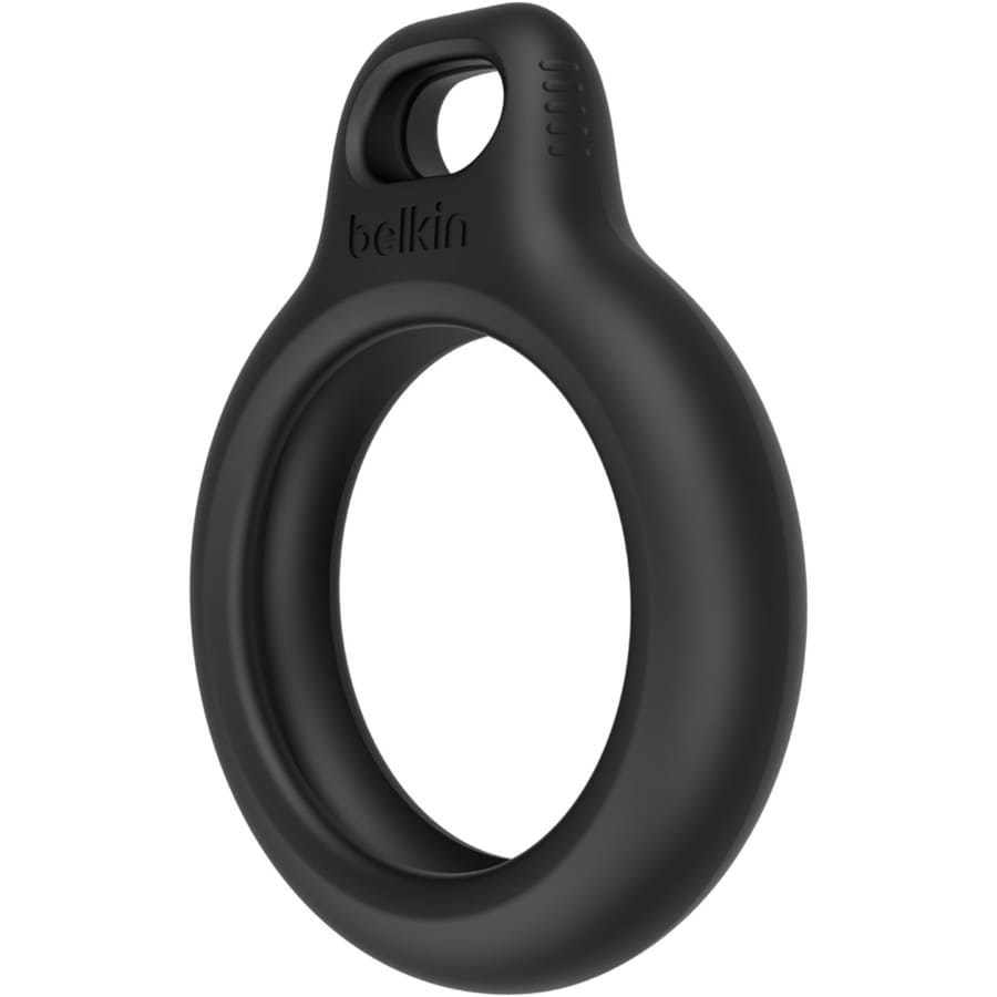 SECURE HOLDER KEYRING FOR AIRTAG- BLK