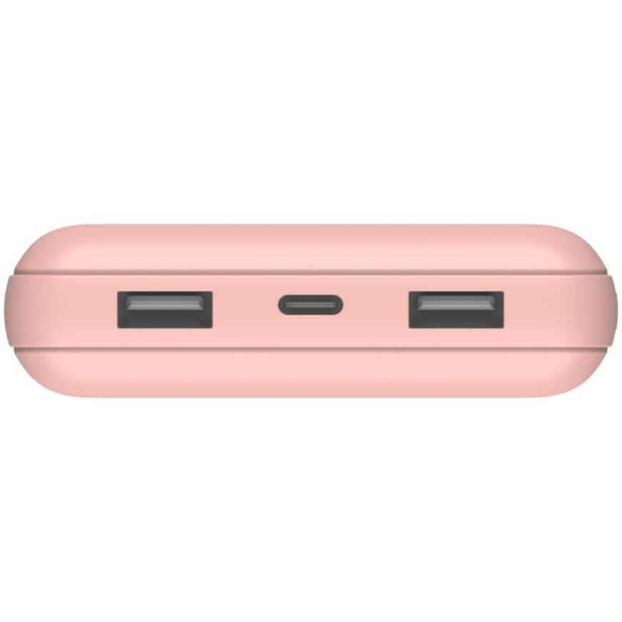 20K Power Bank USB-A / C 15w Rose Gold