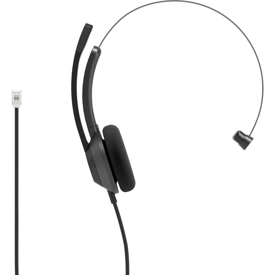 Headset 321 Wired Single On-Ear Carbon