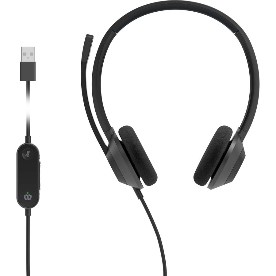 Headset 321 Wired Single Carbon Black