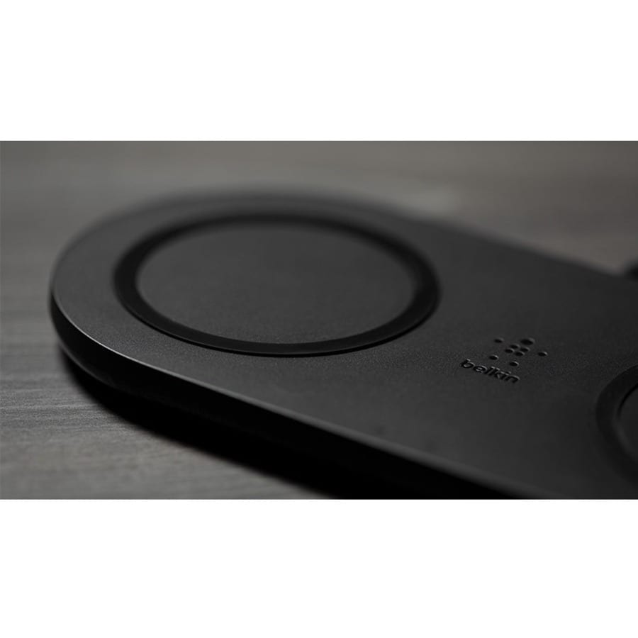 DUAL 10W WIRELESS CHARGING PADS BLACK