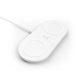 DUAL 15W WIRELESS CHARGING PAD WHT