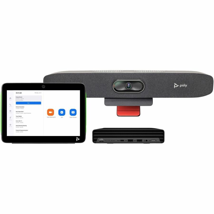 Poly Small Room Zoom R30 and PC w/TC10
