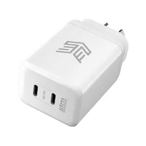 35W POWER ADAPTER (2 X USB-C) WHT