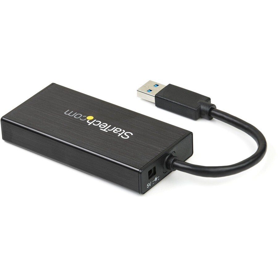 Portable USB 3.0 Hub w/ Gigabit Ethernet