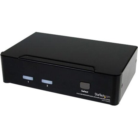 2 Port USB HDMI KVM Switch w/ Audio