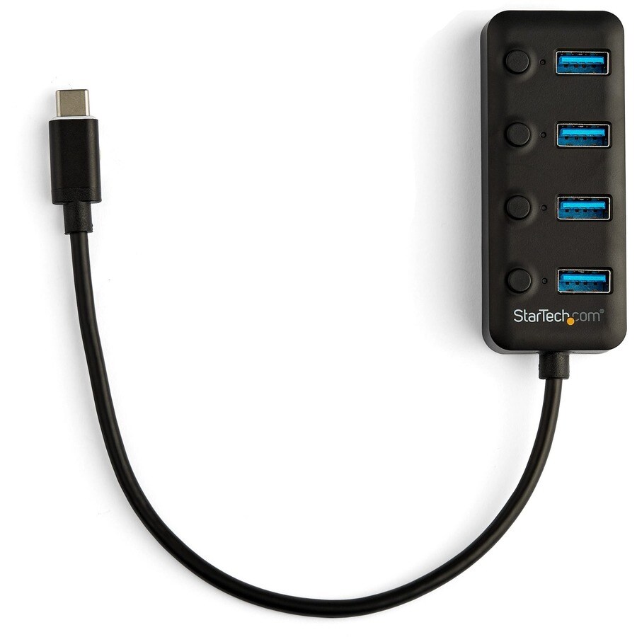 Hub - USB C 4-Port with On/Off Switches
