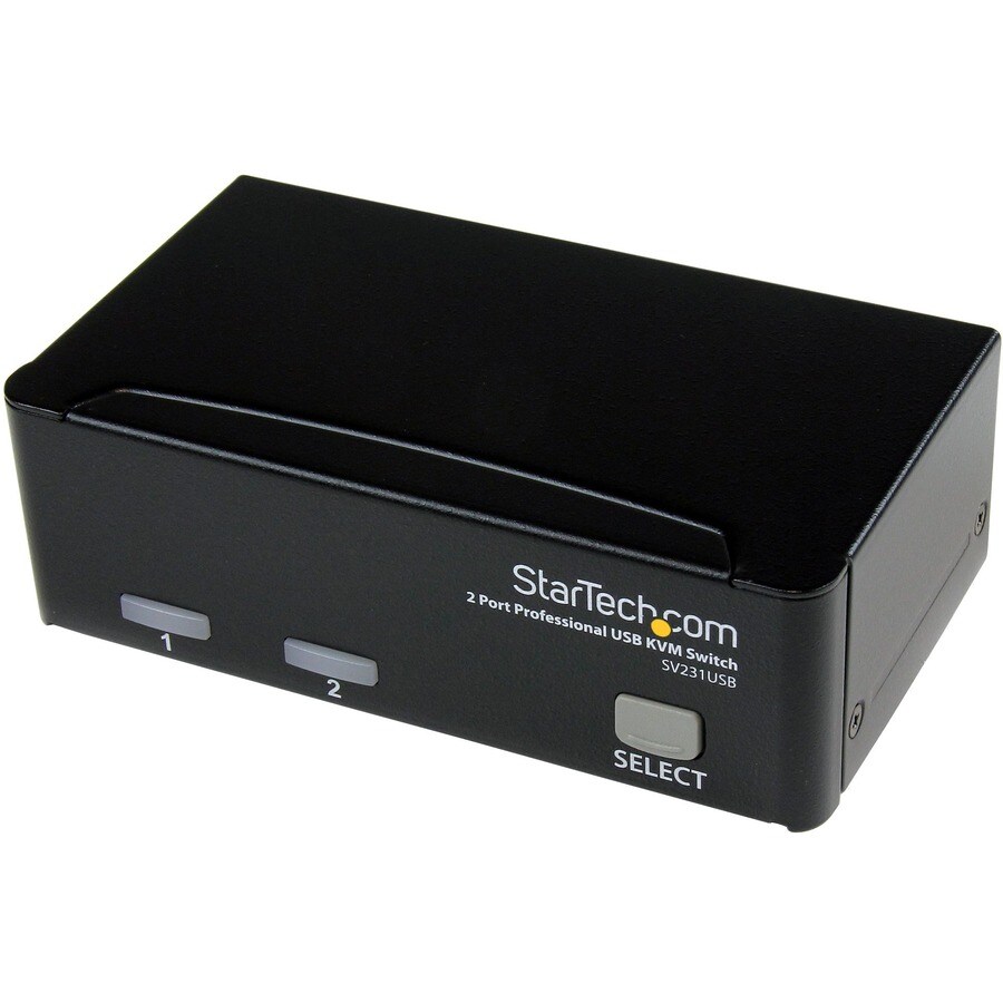 2 PORT USB KVM SWITCH KIT WITH CABLES