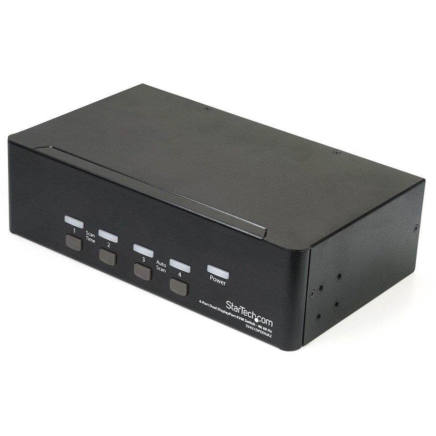 KVM Switch 4 port Dual DisplayPort 4K60