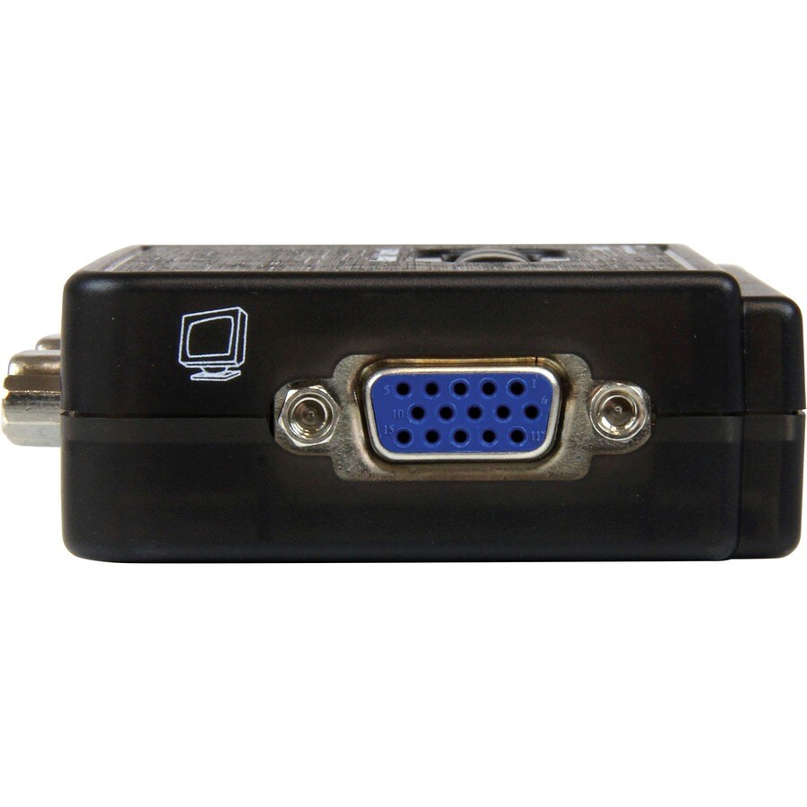 2 Port USB KVM Switch w/ Audio & Cables