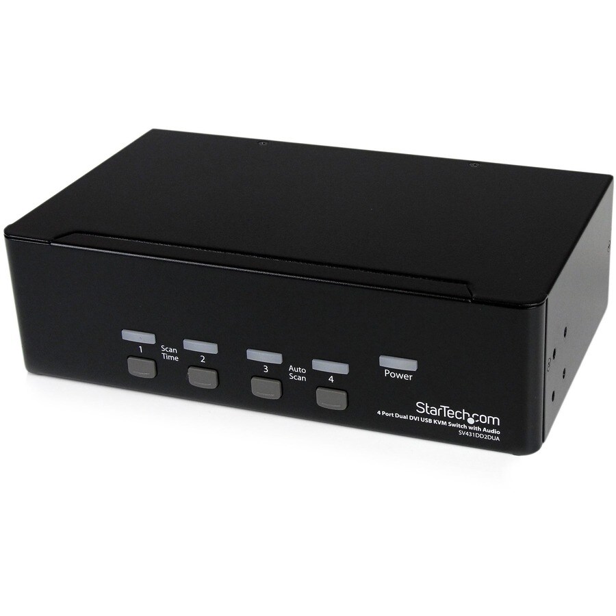 4 Port Dual DVI USB KVM Switch