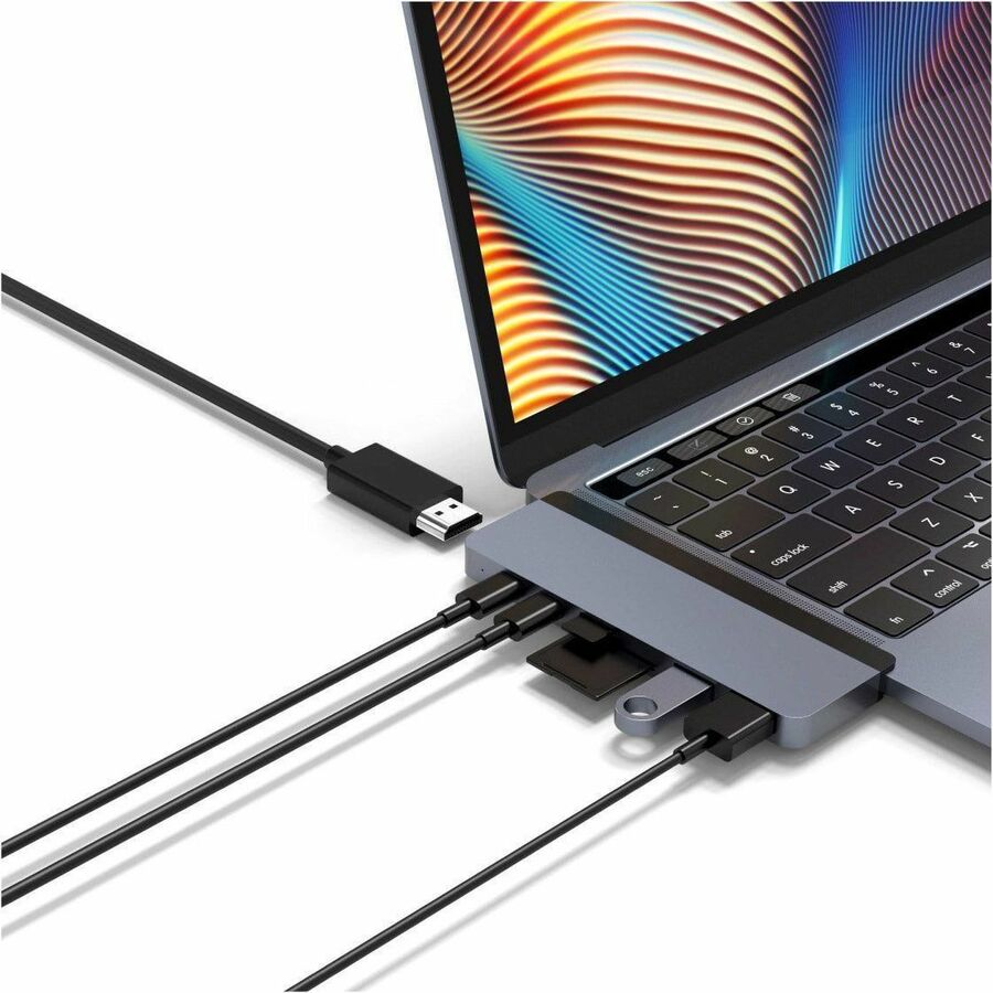 HUB DUO 7-in-2 MacBook Pro Silver