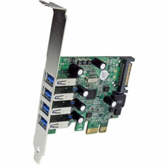 4 Port PCI Express PCIe USB 3.0 Card