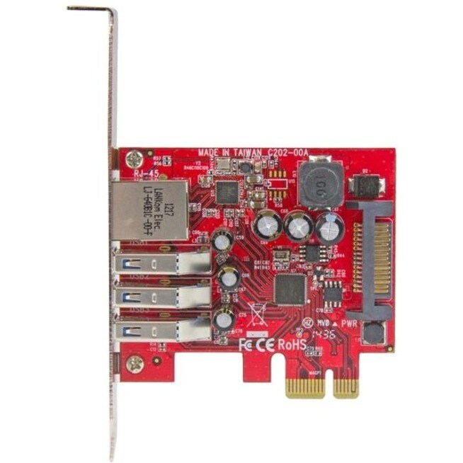 3Port PCIe USB 3.0 Adapter Card - Standa