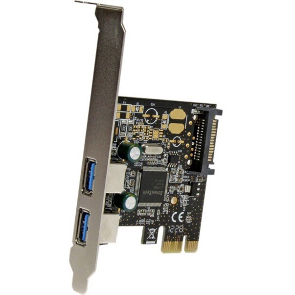 2 Port PCIe USB 3.0 Card w/ SATA Power