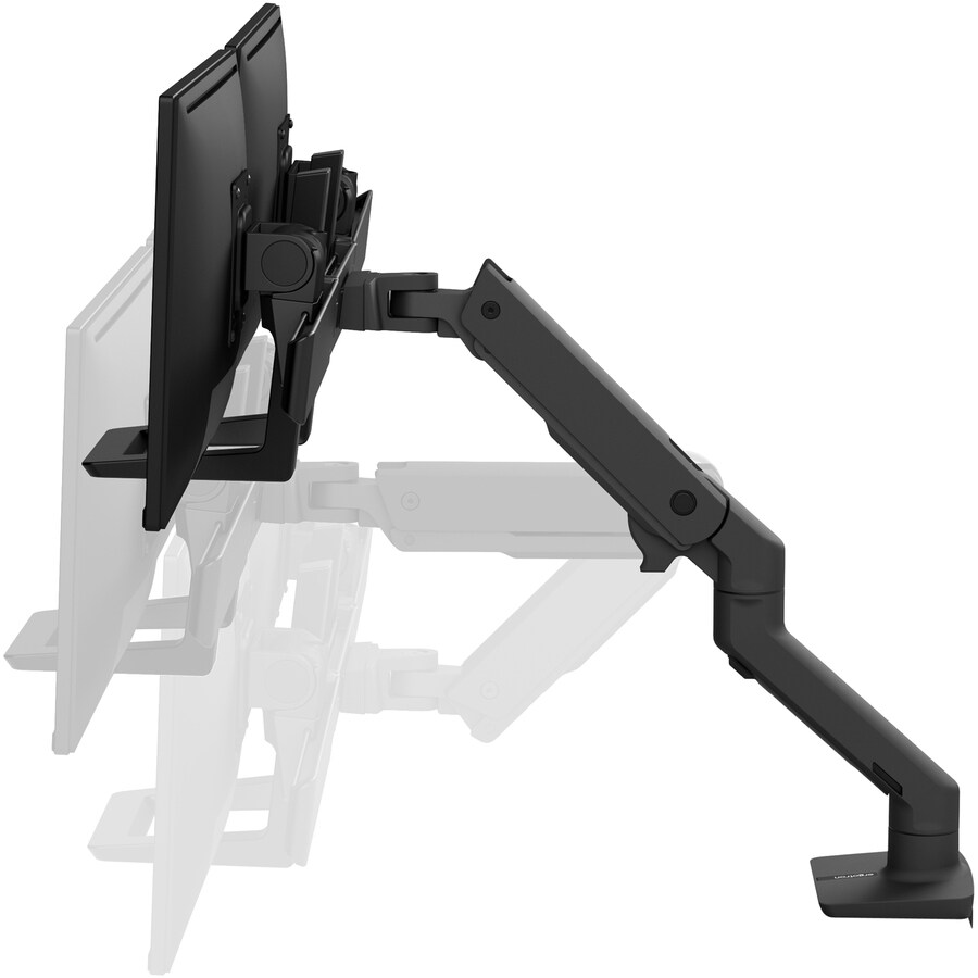 HX DESK DUAL MONITOR ARM MATTE BLACK