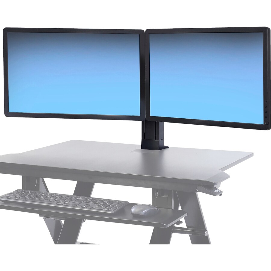 WORKFIT DUAL MONITOR KIT ERGOTRON BLACK