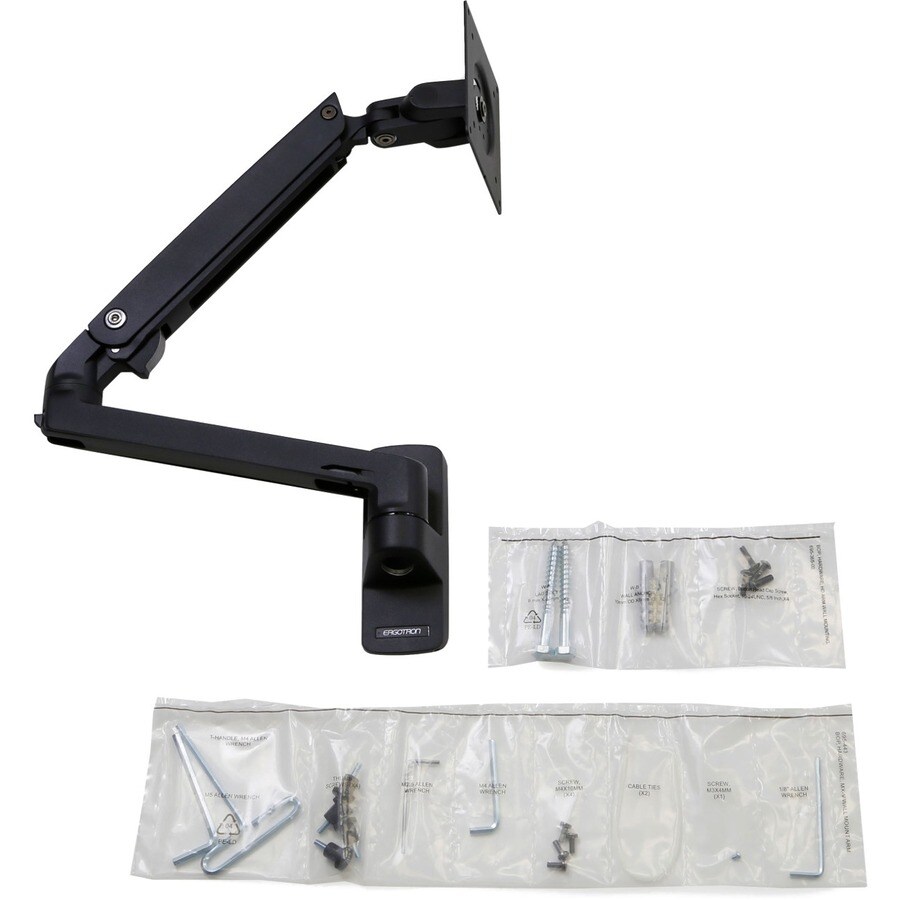 MXV WALL MONITOR ARM MATTE BLACK
