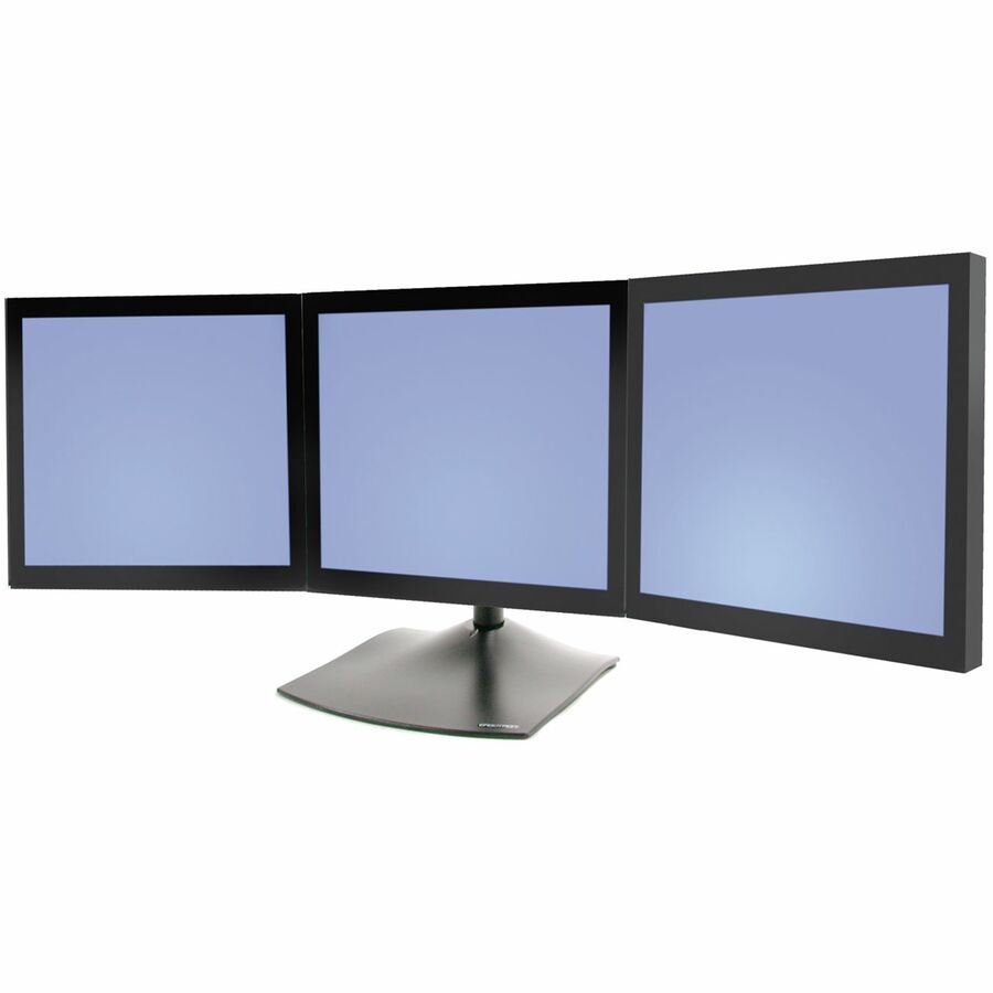 TRIPLE MONITOR STAND BLACK