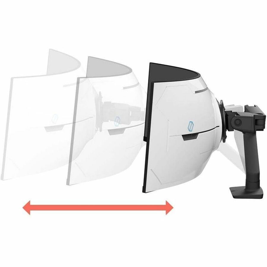 HX ARM WITH VERY HEAVY DUTY PIVOT DESK M
