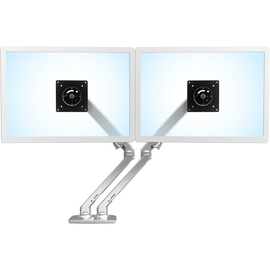 MXV DESK DUAL MONITOR ARM (POLISHED ALUM