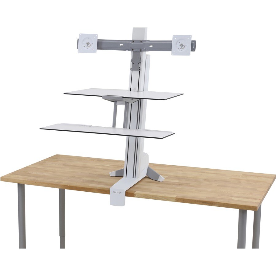 WORKFIT-S DUAL SIT-STND WORKSURFACE WHIT