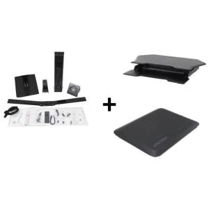 WORKFIT CORNER WITH BLK SINGLE MONITOR
