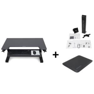 WORKFIT-TL BLACK WITH BLK SINGLE MONITOR