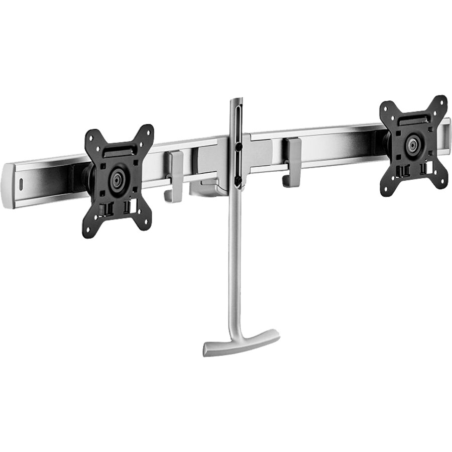 ATDEC DUAL MONITOR RAIL ACCESSORY SILVER