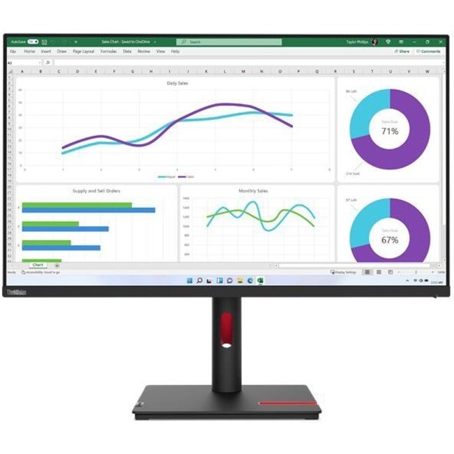 T32H-30 31.5IN QHD DP+HDMI+USB-C 3YR