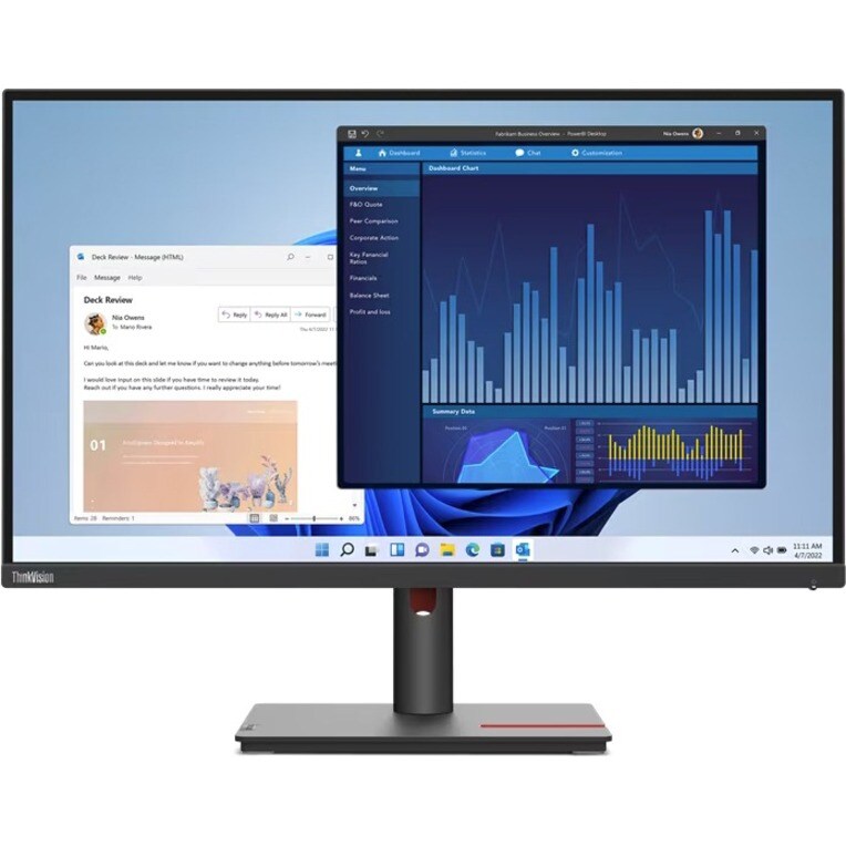 T27P-30 27IN UHD DP+HDMI+USB-C 3YR