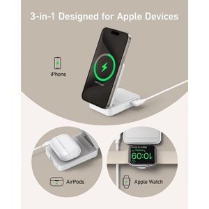 Anker MagGo Foldable 3 in 1 Charger Qi2
