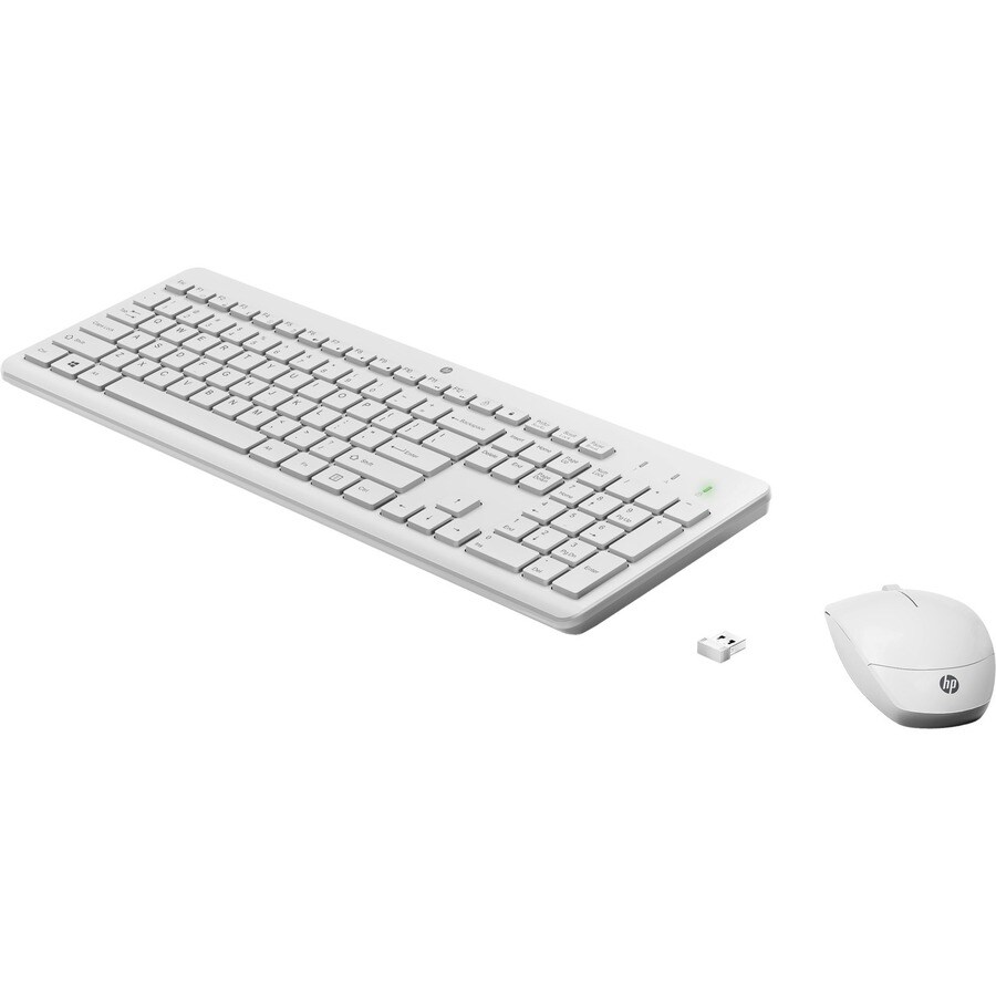 230 WL MOUSE+KB COMBO WHT