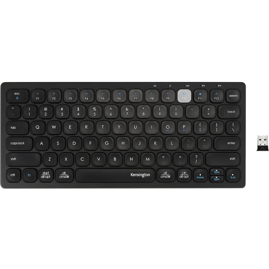 MULTI-DEVICE DUAL WLESS KEYBOARD - BLK