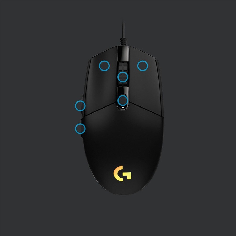 G203 LIGHTSYNC GAMING MOUSE - BLACK