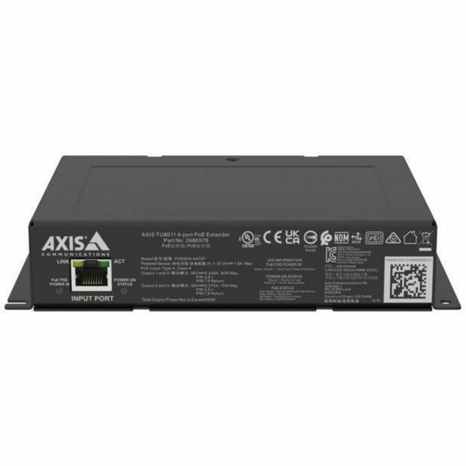 AXIS TU8011 4-PORT POE EXTENDER ADD ADDI