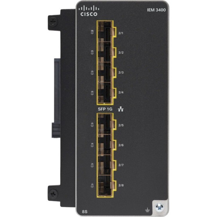 Cat IE3400 with 8 GE SFP ports Expansion