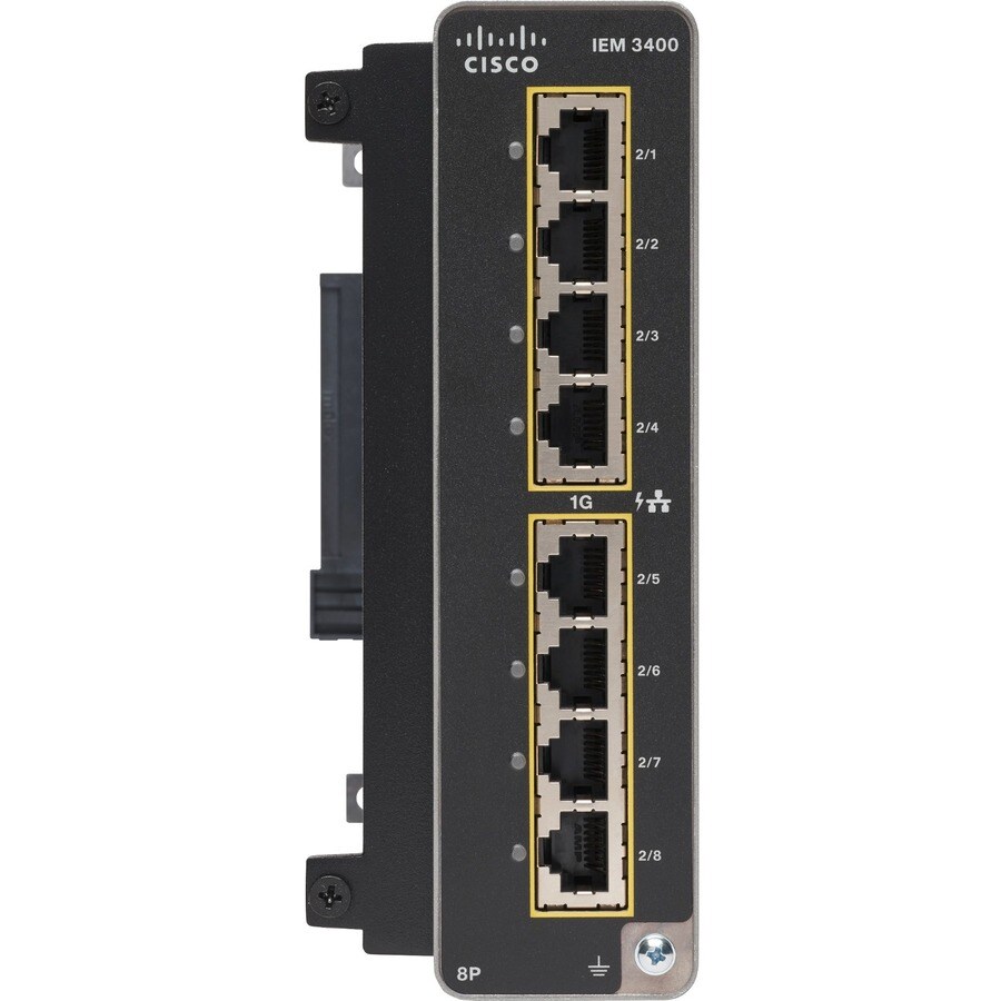 Catalyst IE3400 with 8 GE Coppe PoE/PoE+