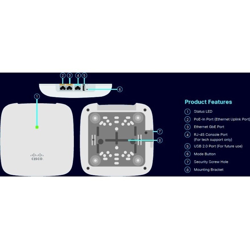 CBW240AC 802.11AC 4X4 WAVE 2 ACCESS POIN