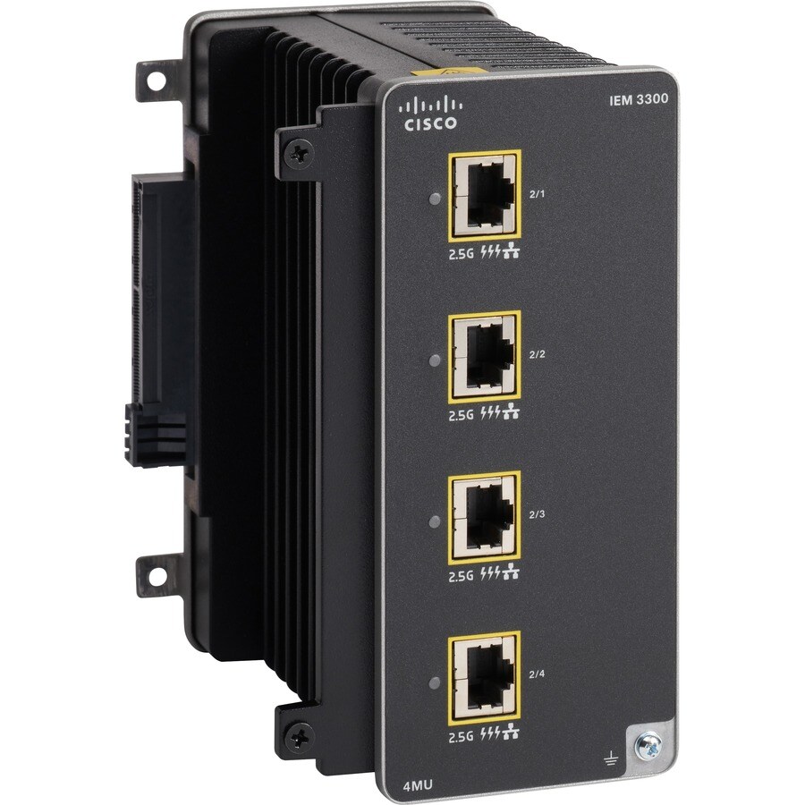 Catalyst IE3300 Expansion Module with 4