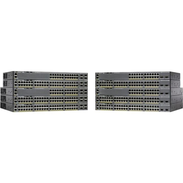 Catlyst2960-X 24GigEPoE 370W 4x1G SFP LA