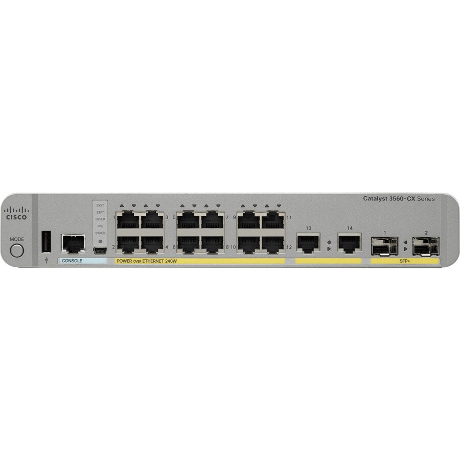 CiscoCAT3560-CX 12 Port PoE10G