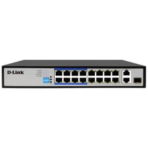 16X 10/100MBPS 150W POE+ 2X COMBO SFP