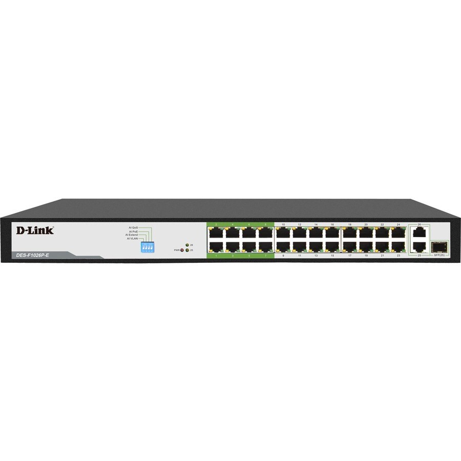 24X 10/100MBPS 250W POE+ 2X COMBO SFP