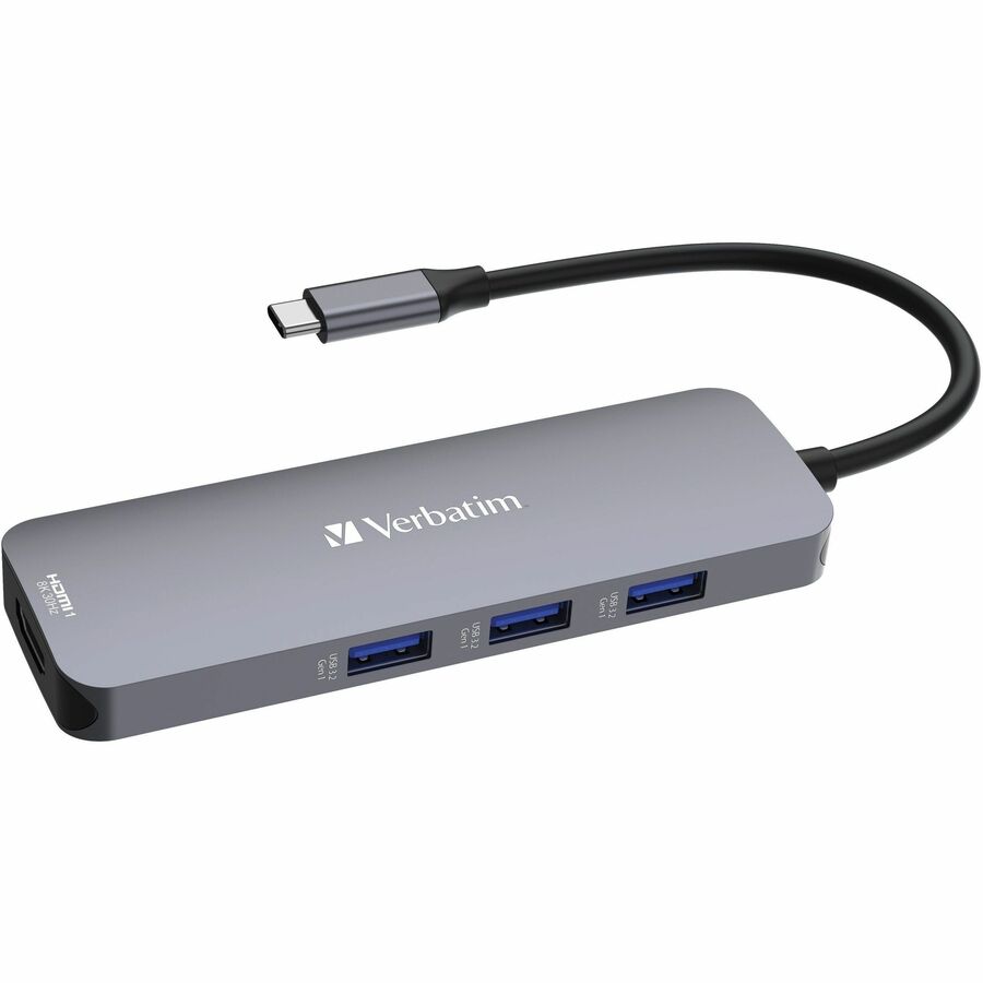 VERBATIM CMH-08 USB-C MULTIPORT HUB: 2 X